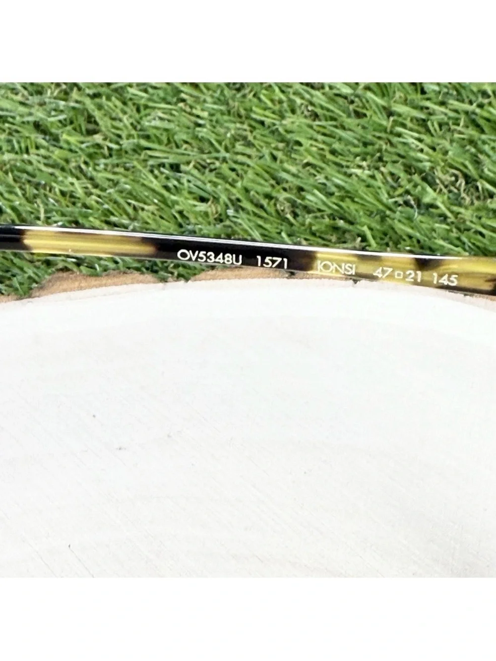 Oliver Peoples Eyeglasses Frames Jonsi OV5348U 1571 47-21-145 Yellow Havana Tort